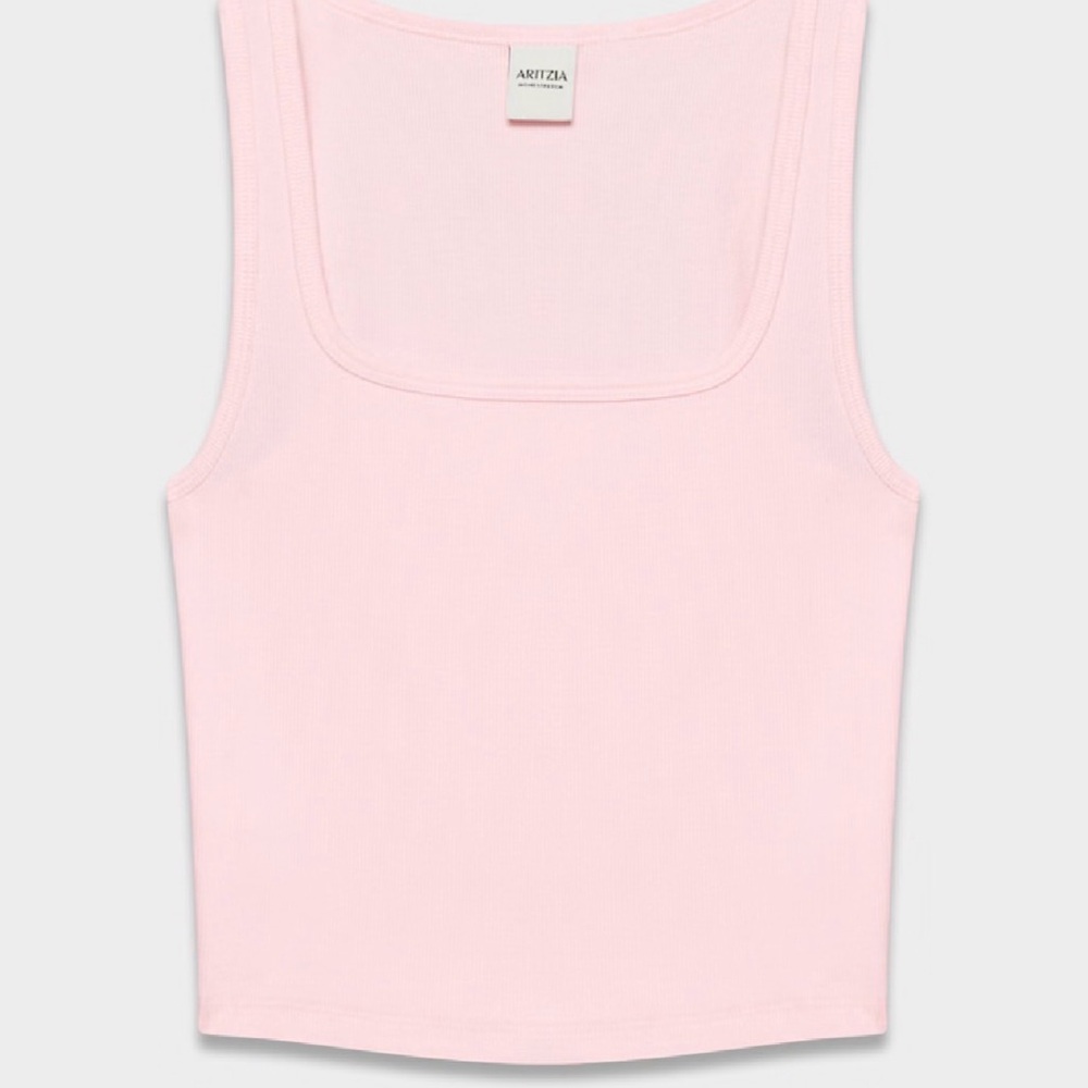 Aritzia Soft baby pink Tank Top